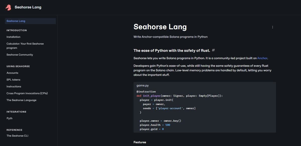 Seahorse.dev